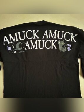Disney Parks Hocus Pocus Spirit Jersey XS Black 2018 25th Anniversary Amuck